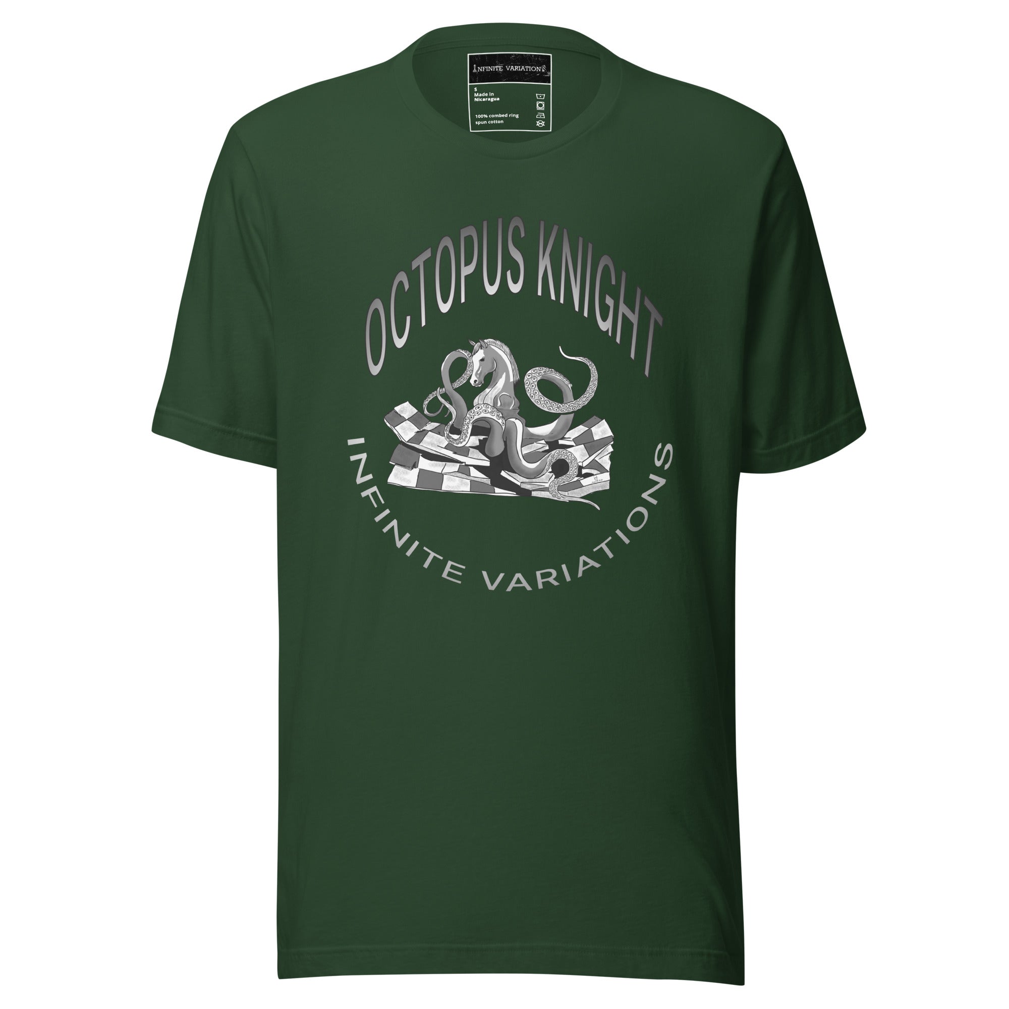 Infinite Variations - Octopus Knight - B Side Design - Unisex t-shirt