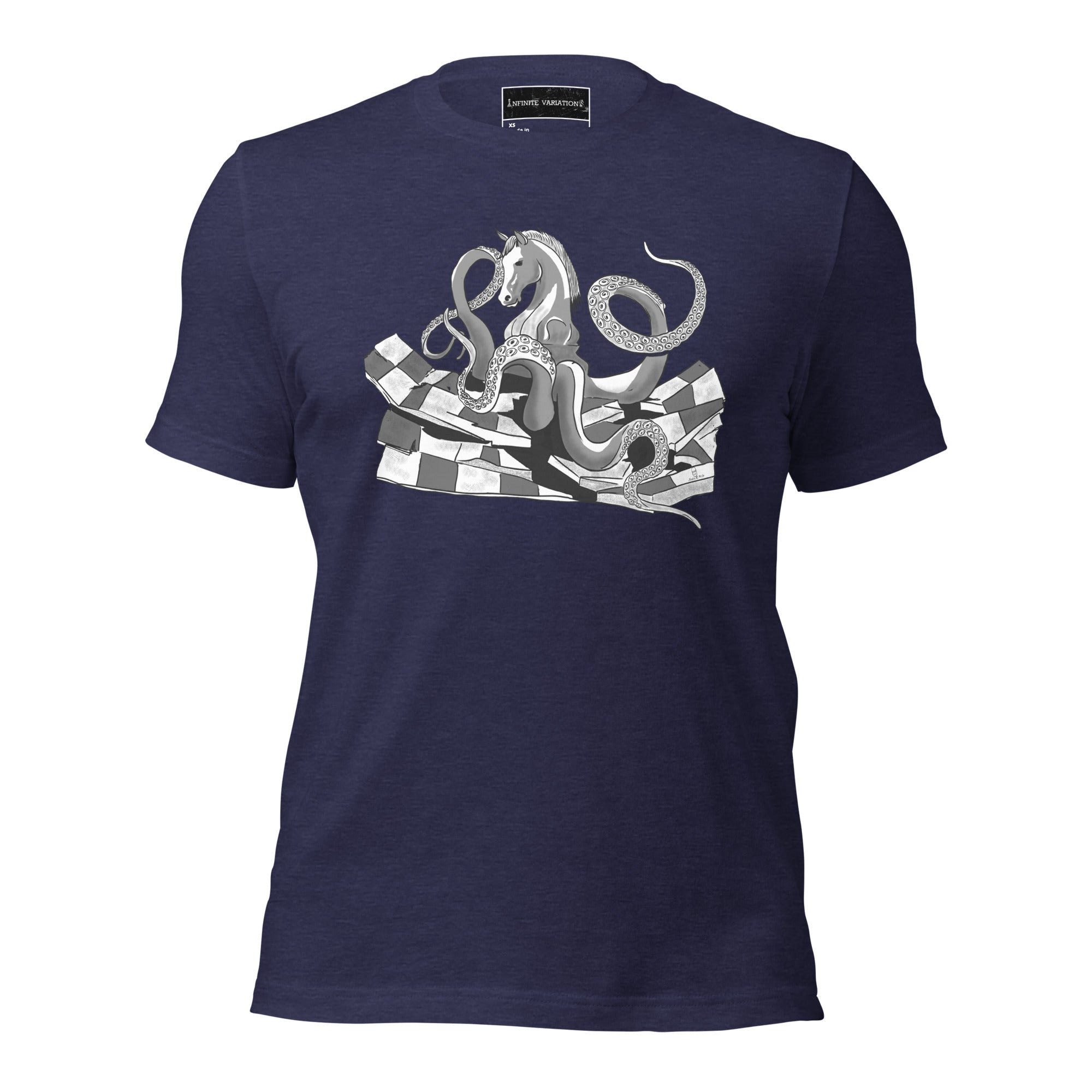 Infinite Variations - Octopus Knight - No Text Design - Unisex t-shirt