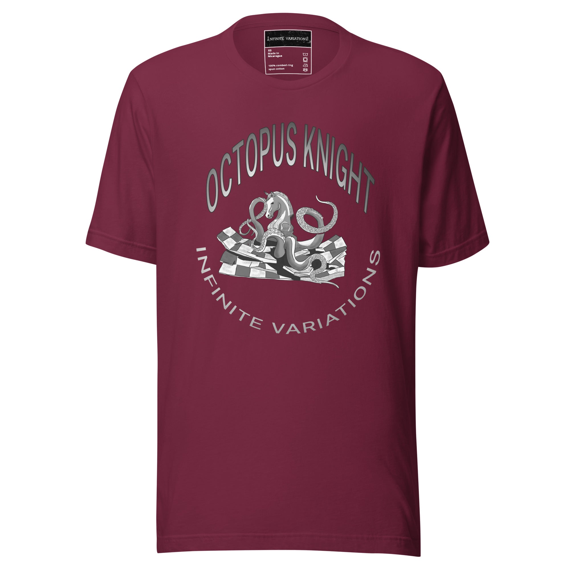 Infinite Variations - Octopus Knight - B Side Design - Unisex t-shirt