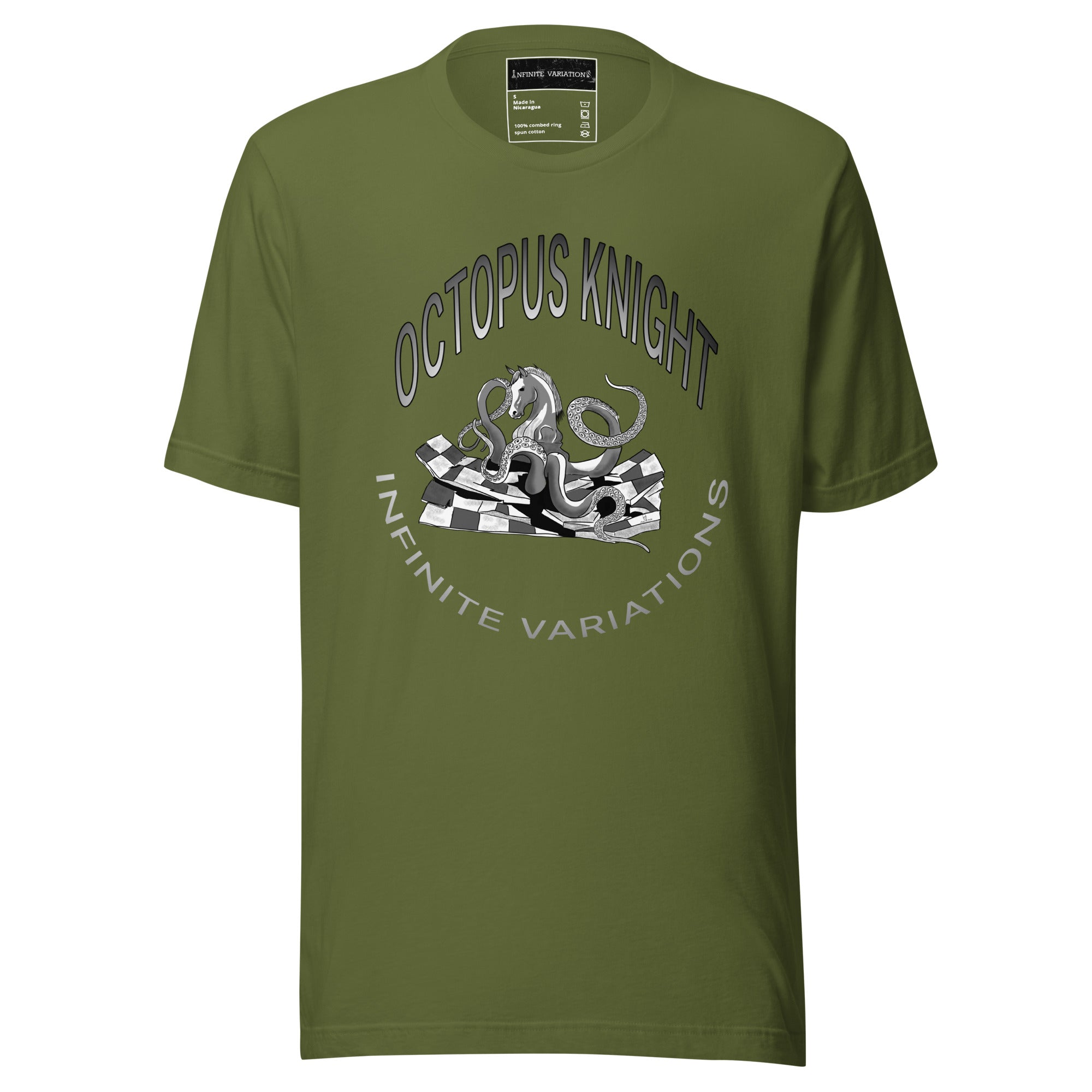 Infinite Variations - Octopus Knight - B Side Design - Unisex t-shirt