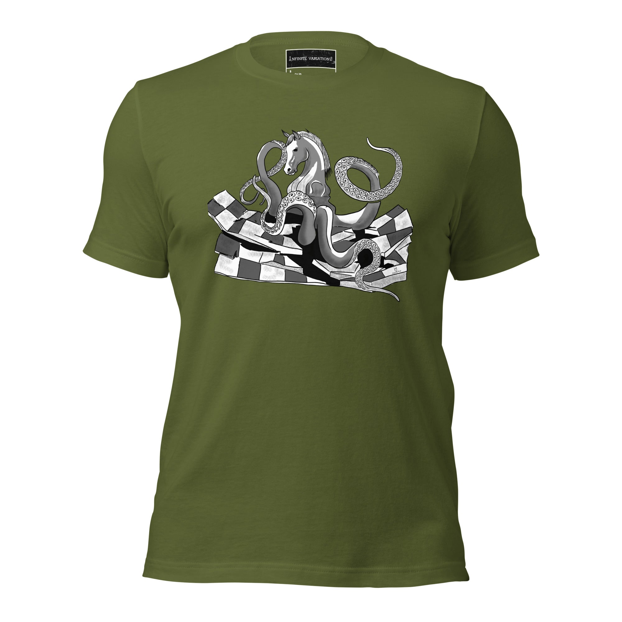 Infinite Variations - Octopus Knight - No Text Design - Unisex t-shirt