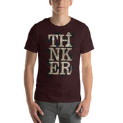 Thinker Chess - Tan - Unisex t-shirt