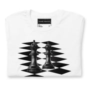 Black Bishops - White Unisex t-shirt