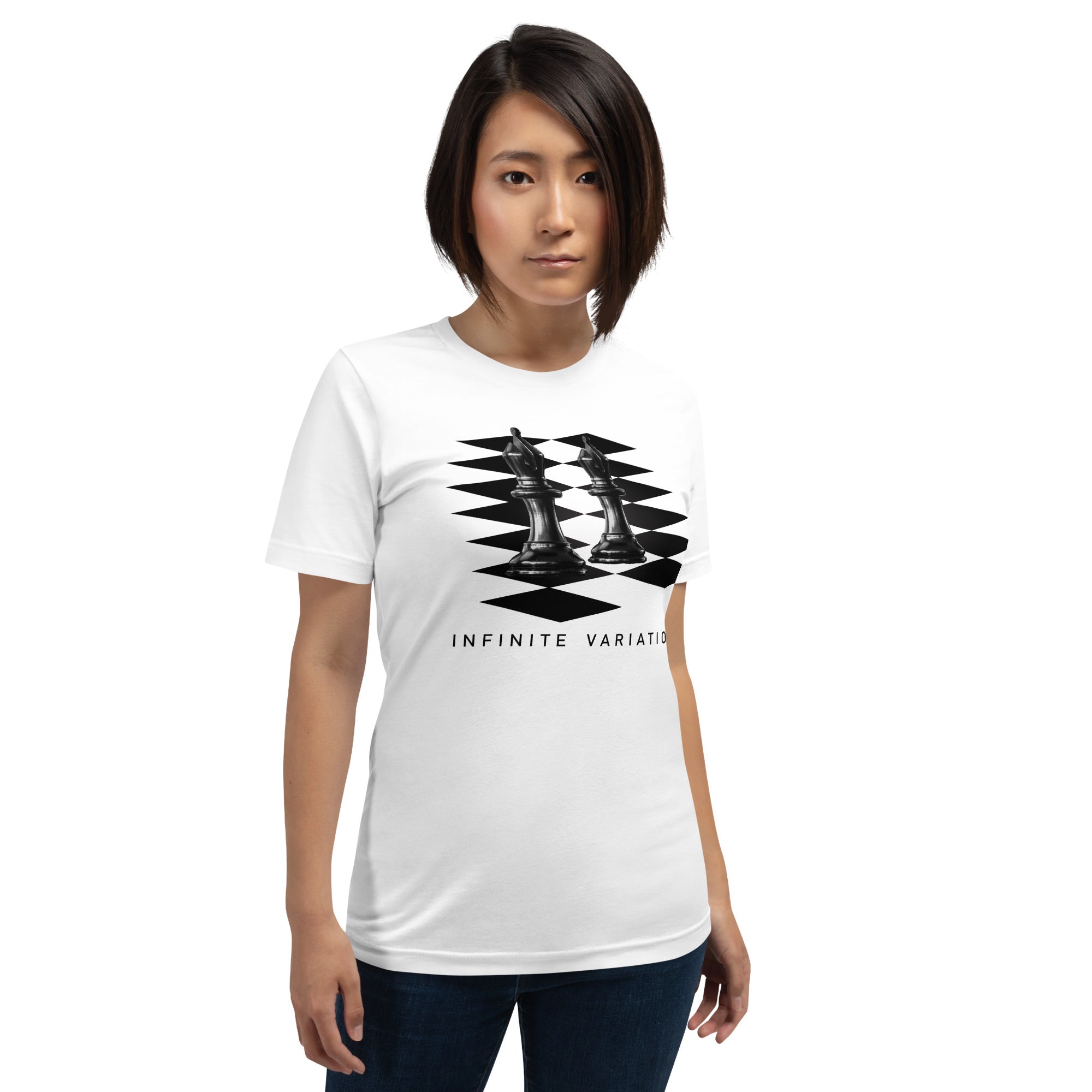 Black Bishops - White Unisex t-shirt