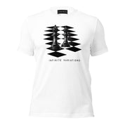 Black Bishops - White Unisex t-shirt