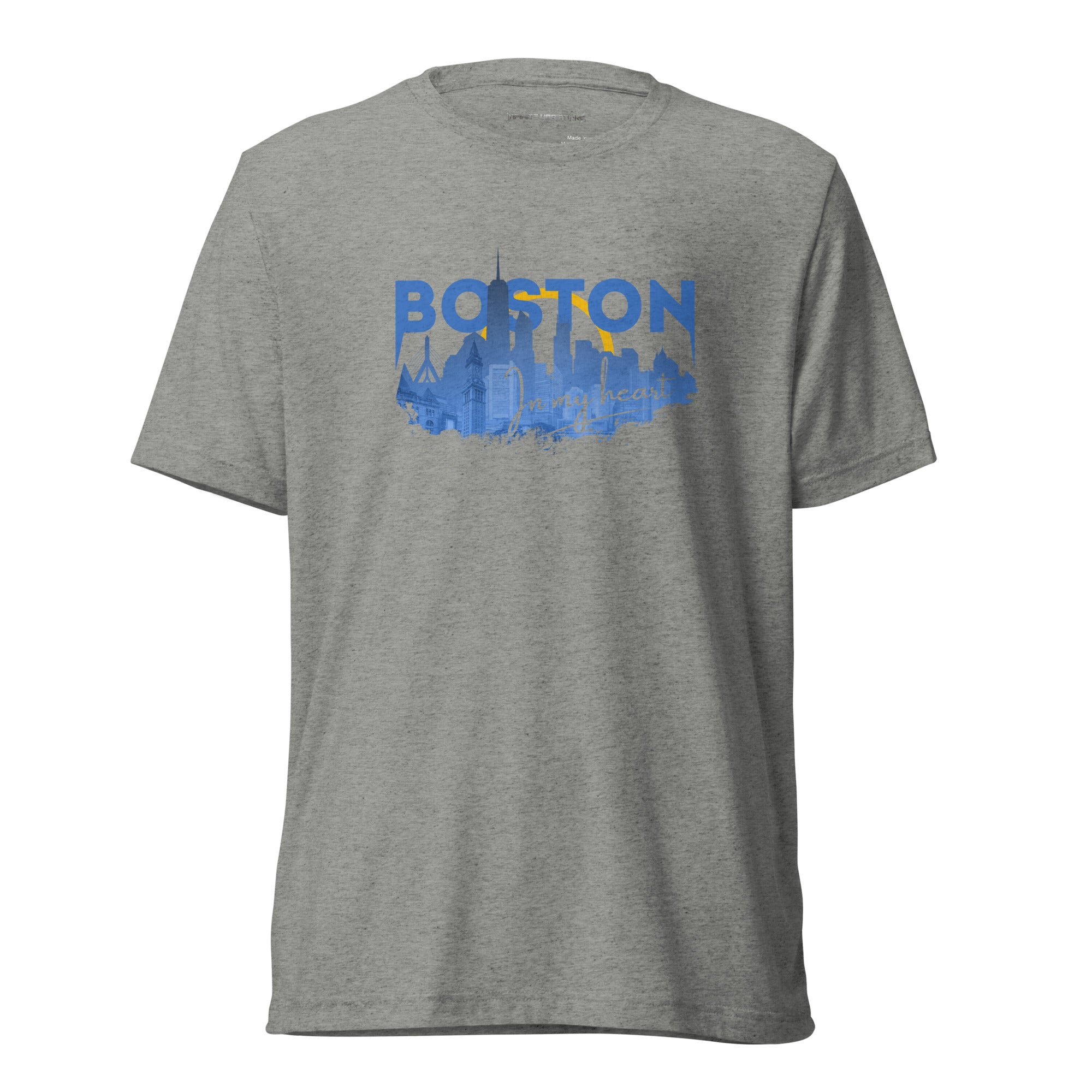 Boston Design - Men's Triblend Short sleeve t-shirt