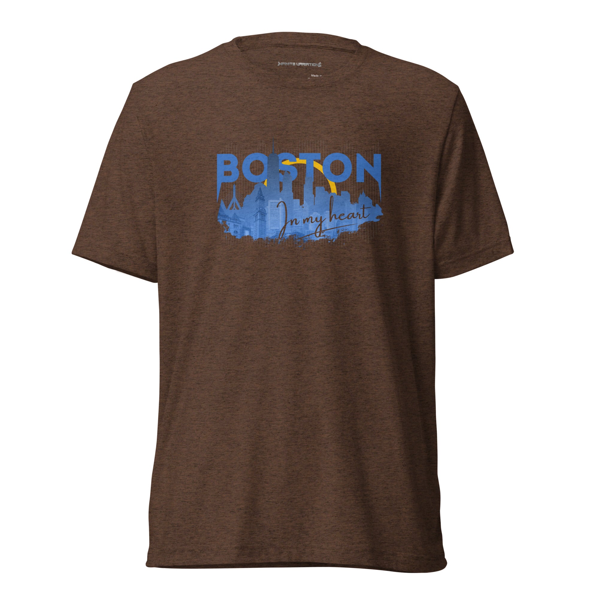 Boston Design - Men's Triblend Short sleeve t-shirt