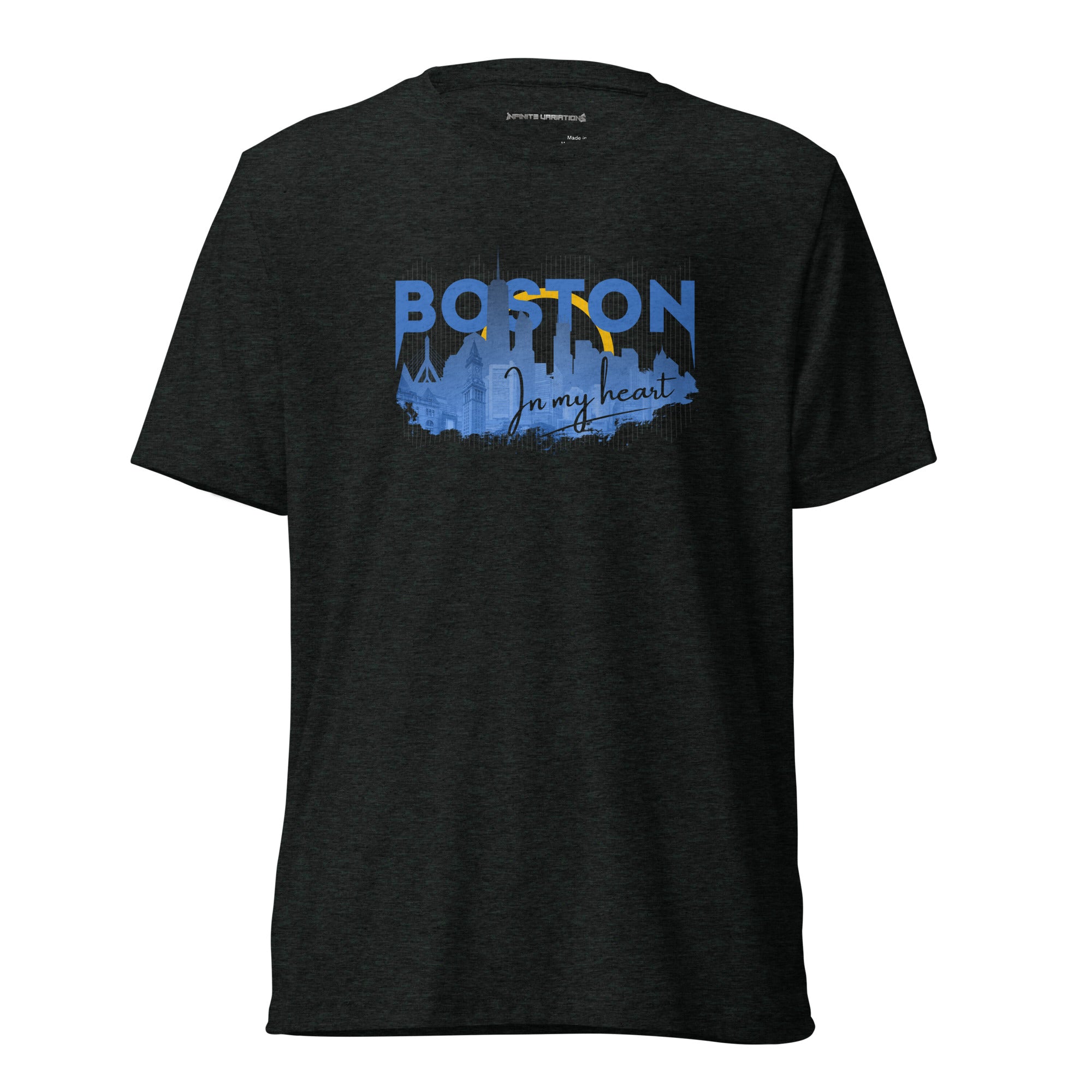 Boston Design - Men's Triblend Short sleeve t-shirt