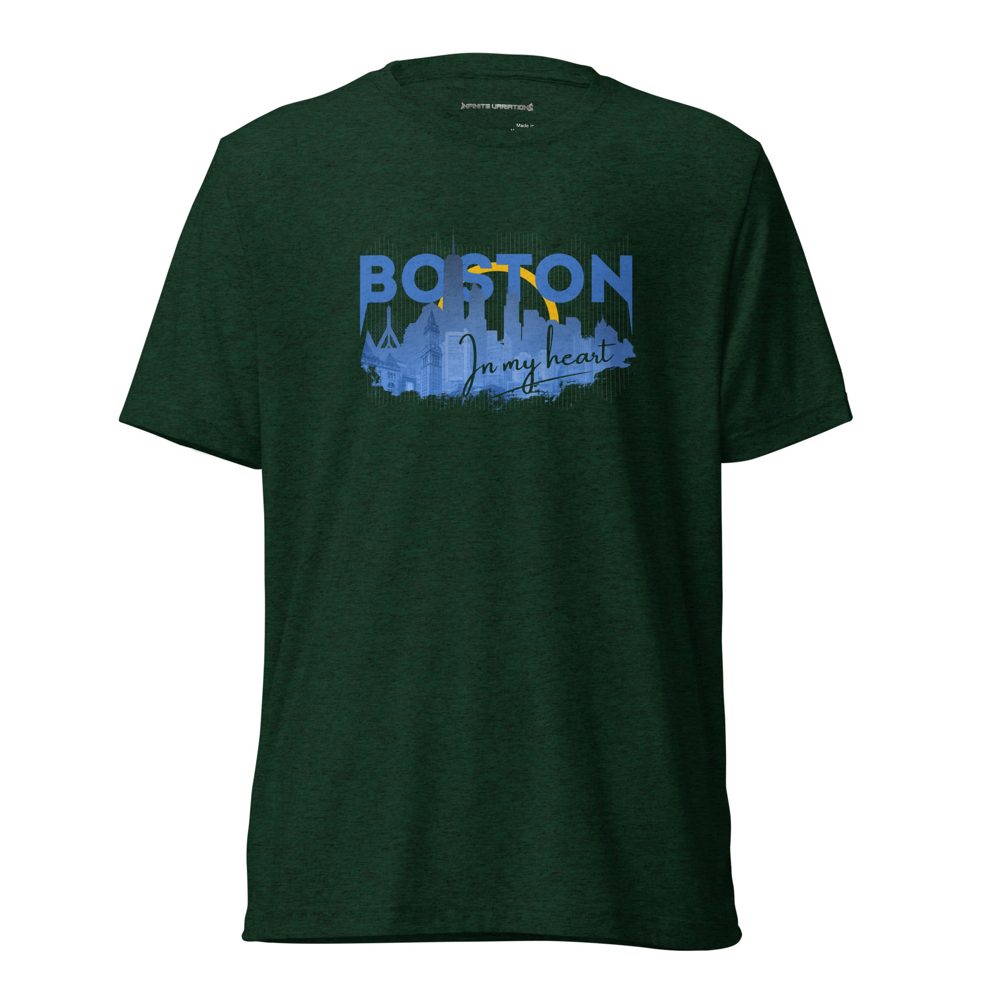 Boston Design - Men's Triblend Short sleeve t-shirt