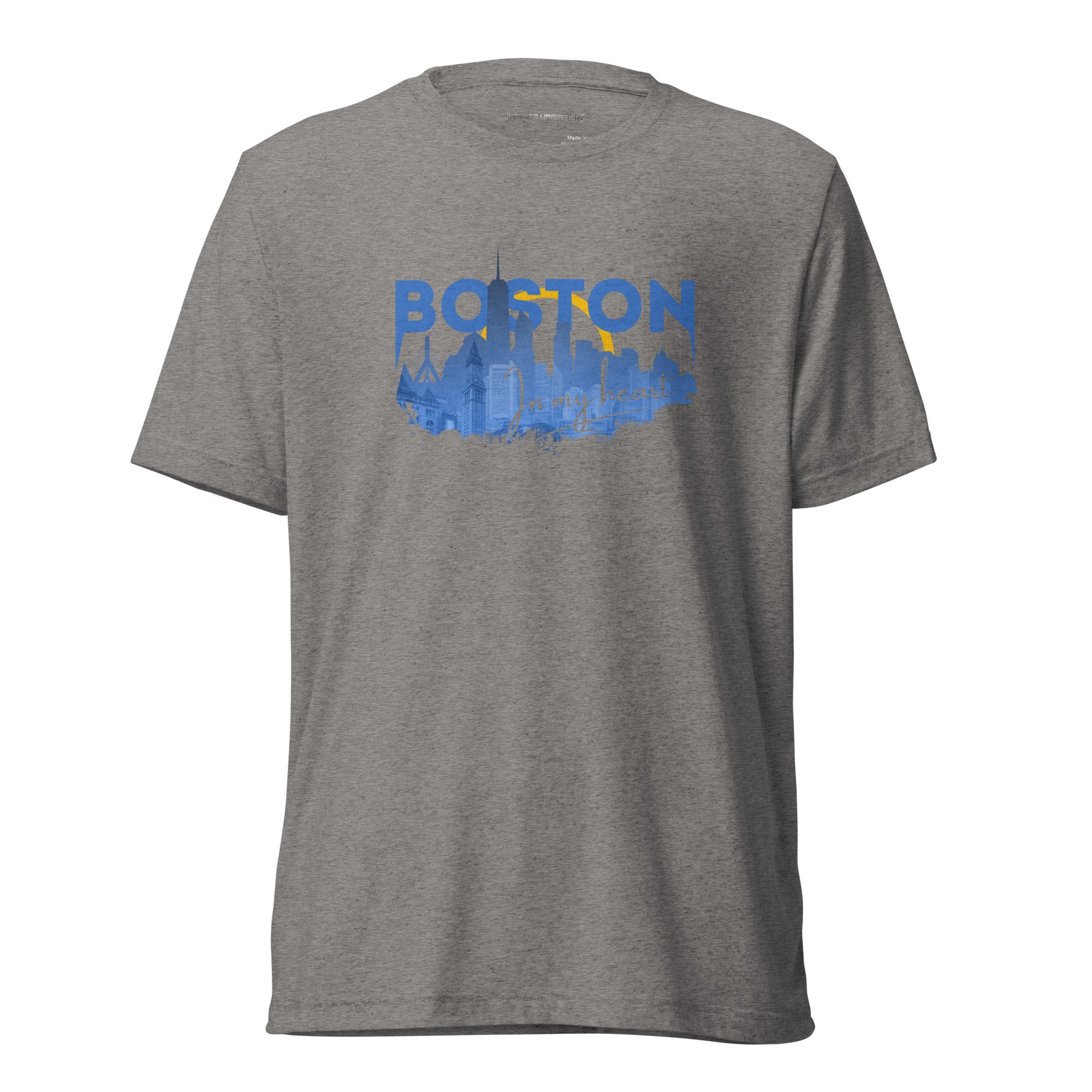 Boston Design - Men's Triblend Short sleeve t-shirt
