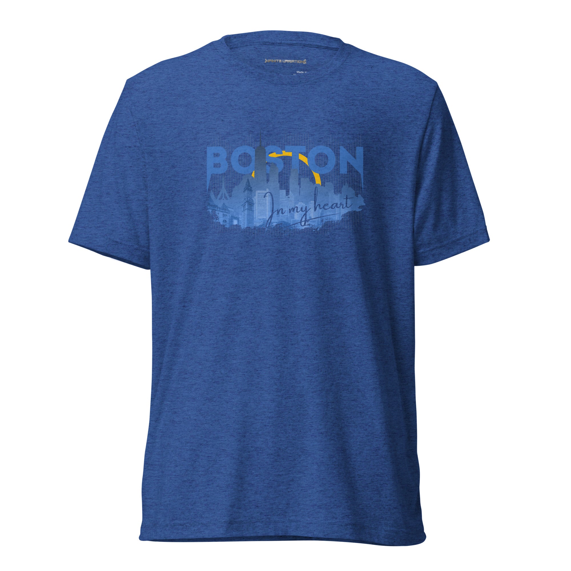 Boston Design - Men's Triblend Short sleeve t-shirt