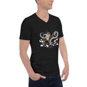 Octopus Knight - Unisex Short Sleeve V-Neck T-Shirt