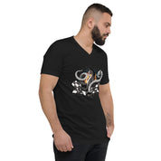Octopus Knight - Unisex Short Sleeve V-Neck T-Shirt