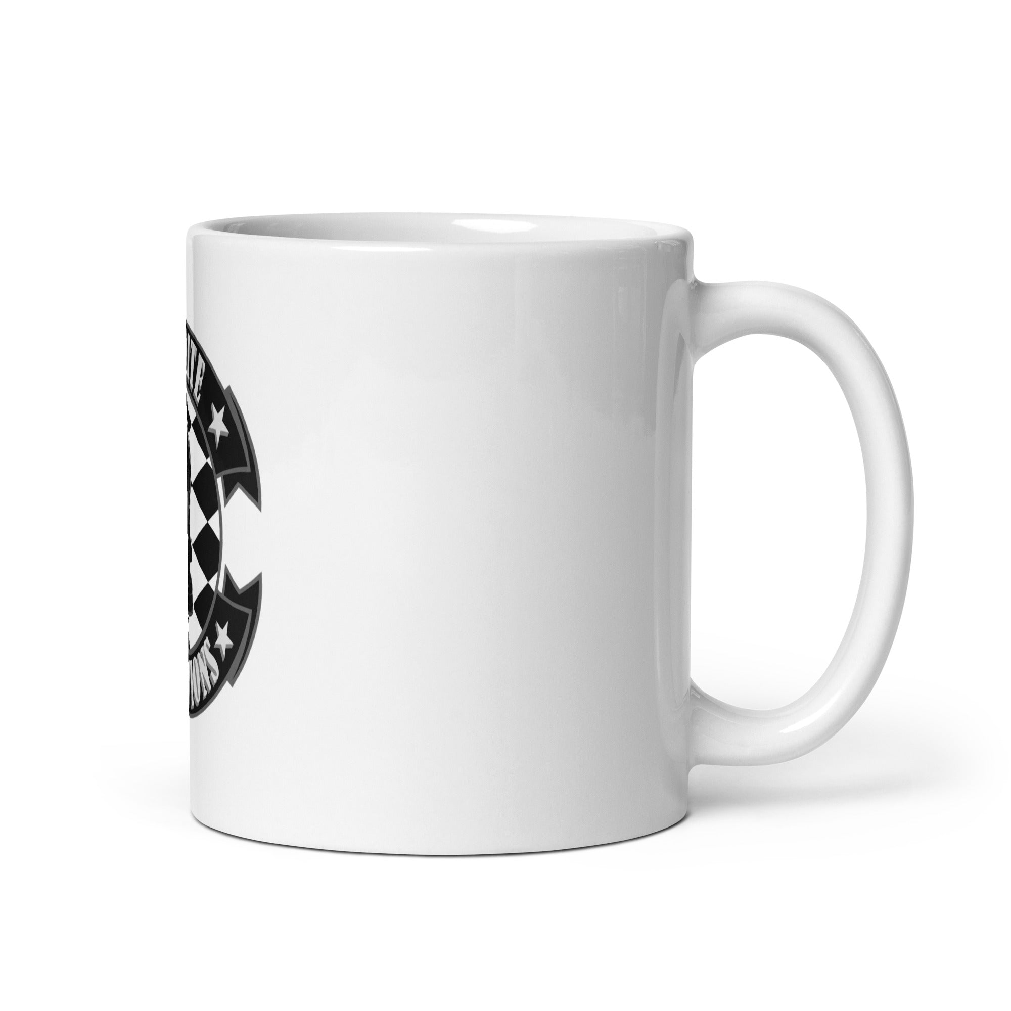 Chess Themed White glossy mug - Infinite Variations