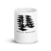 Bishop Pair on White glossy mug
