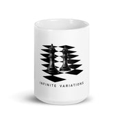Bishop Pair on White glossy mug