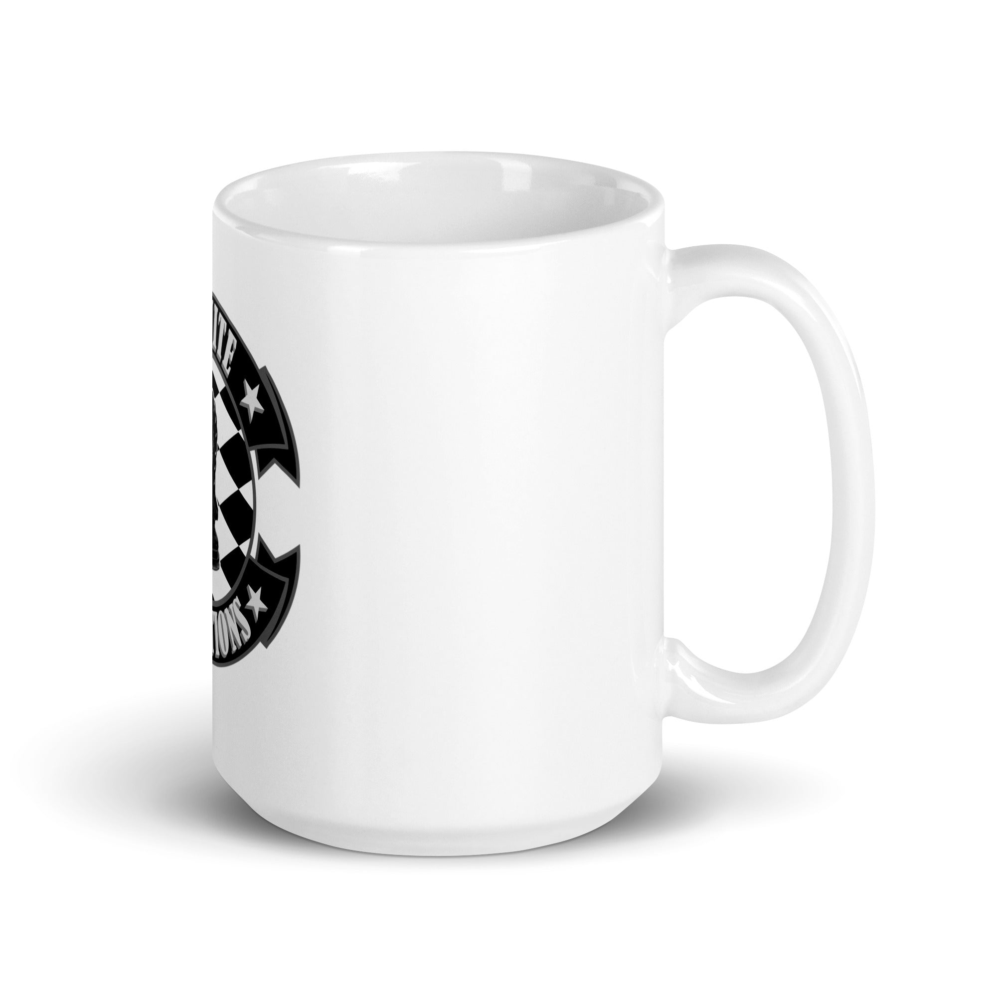 Chess Themed White glossy mug - Infinite Variations