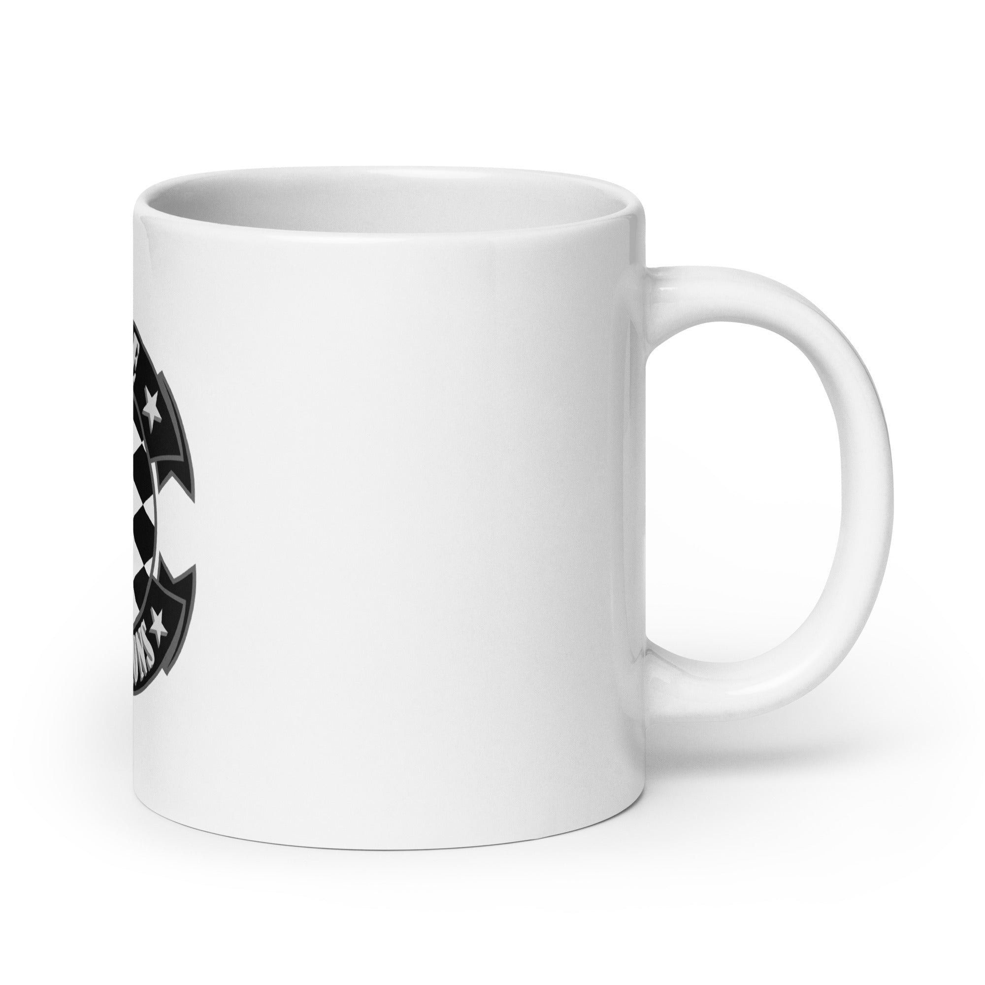 Chess Themed White glossy mug - Infinite Variations