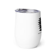 Black Bishops on White - Wine tumbler