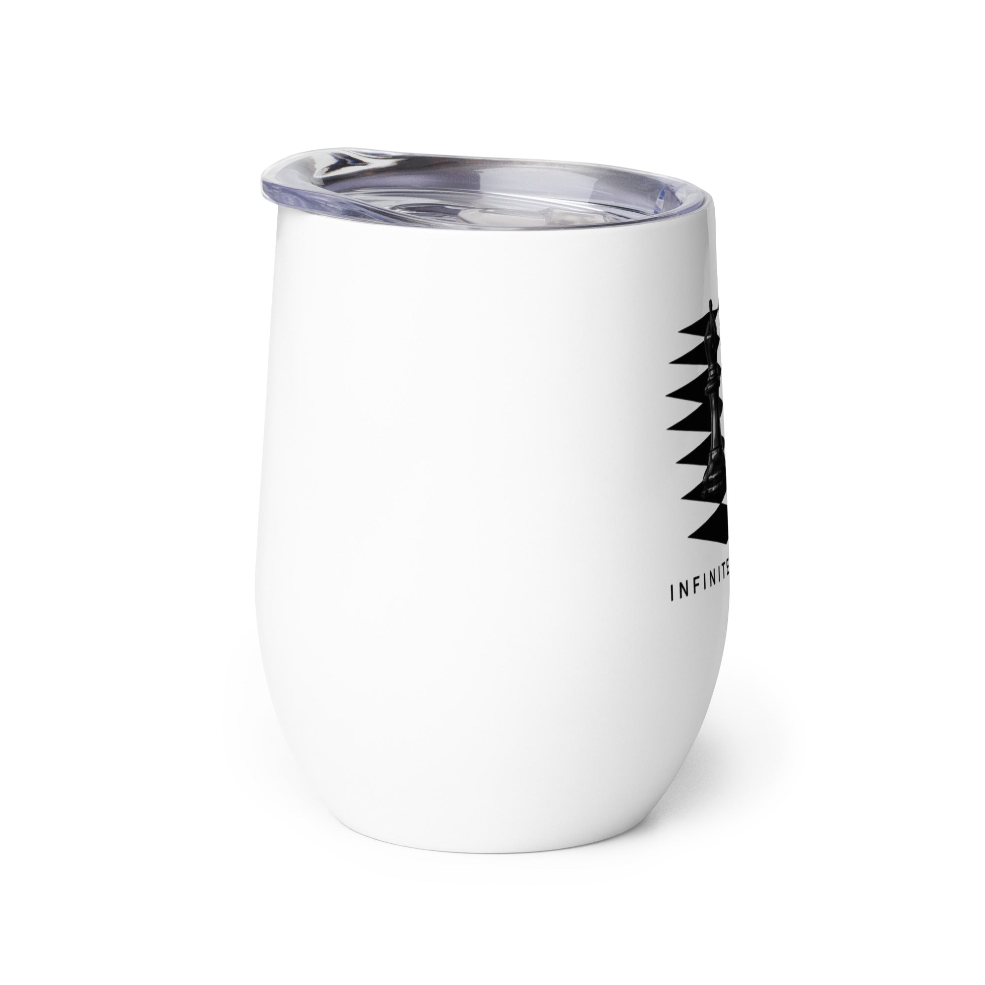 Black Bishops on White - Wine tumbler