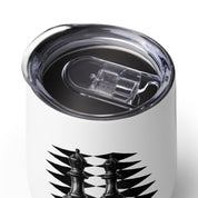 Black Bishops on White - Wine tumbler