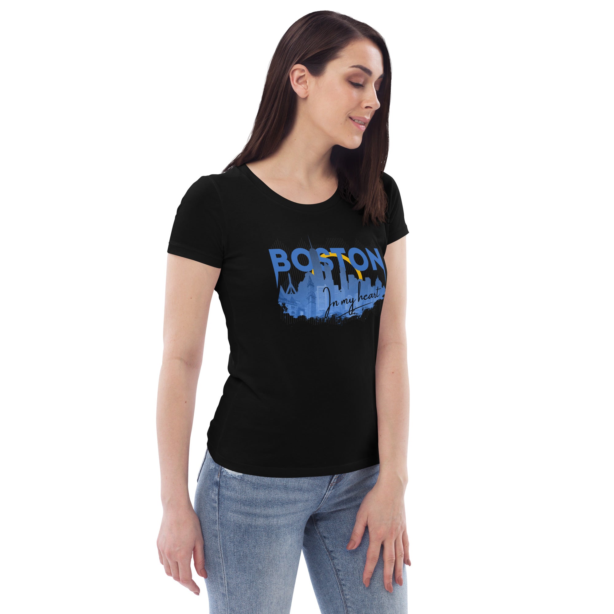 Boston Design - Women's fitted eco tee