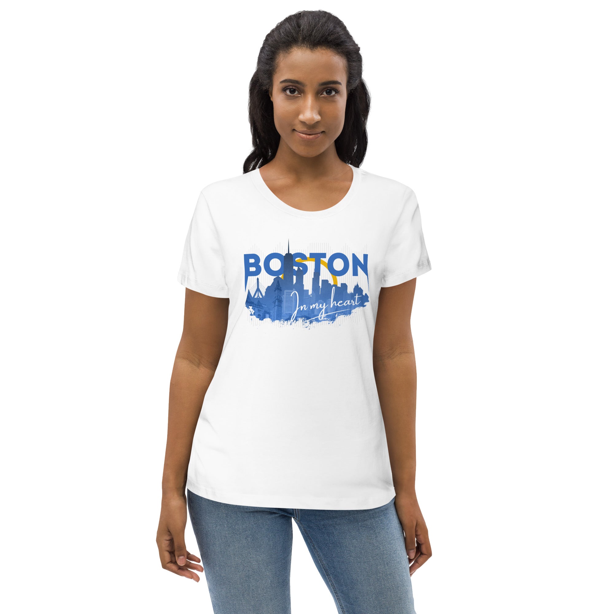 Boston Design - Women's fitted eco tee