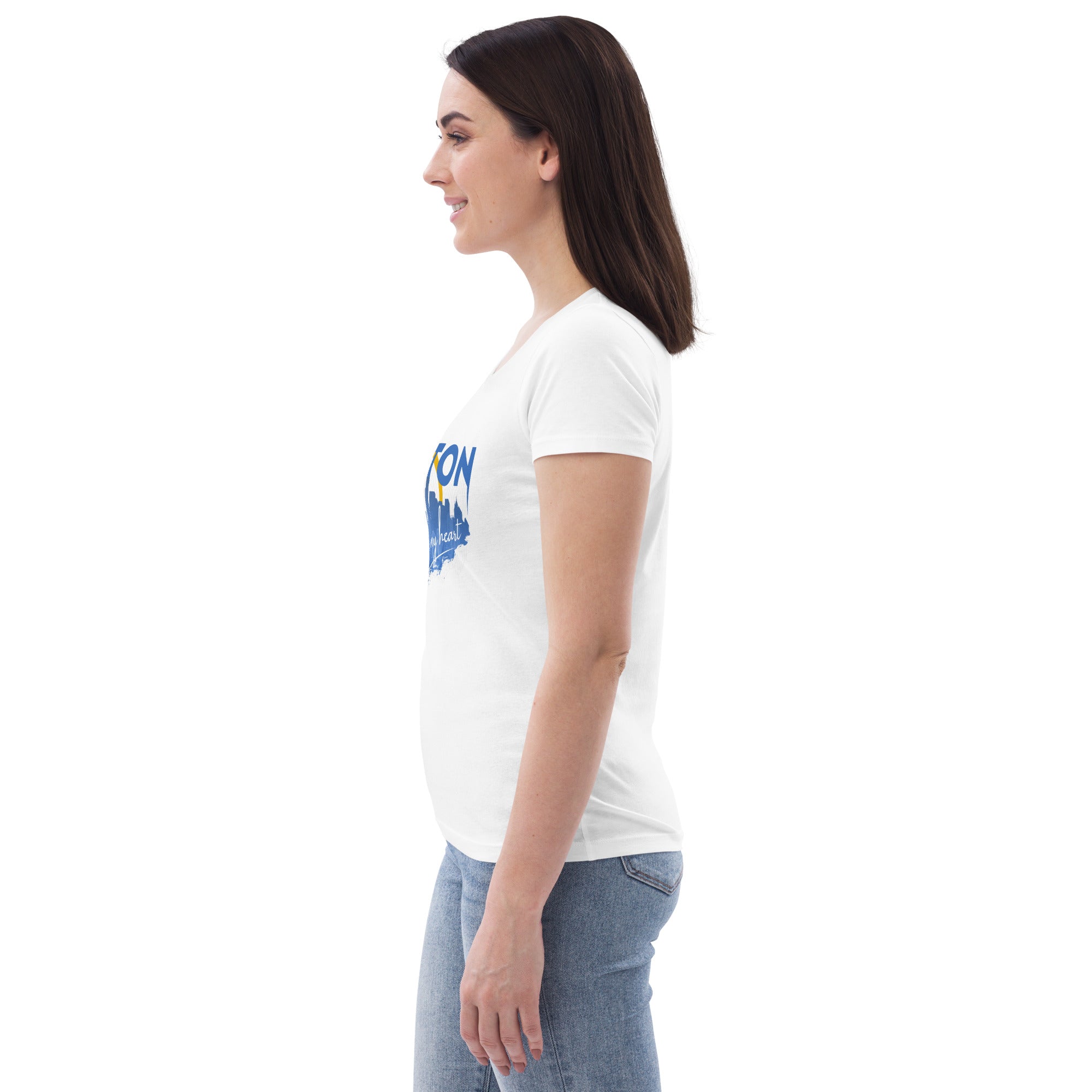 Boston Design - Women's fitted eco tee