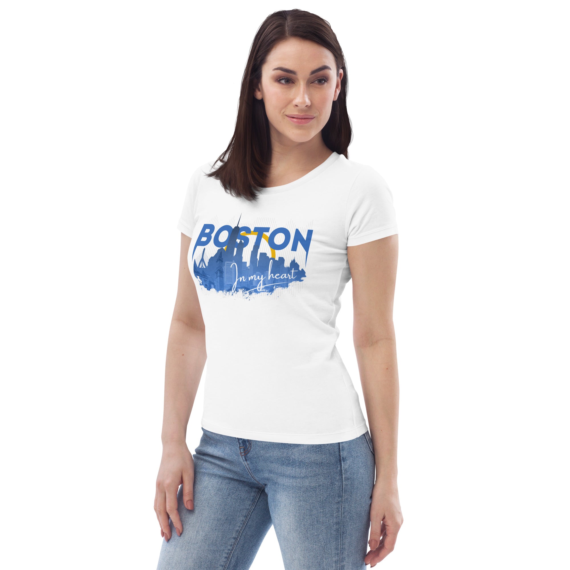 Boston Design - Women's fitted eco tee