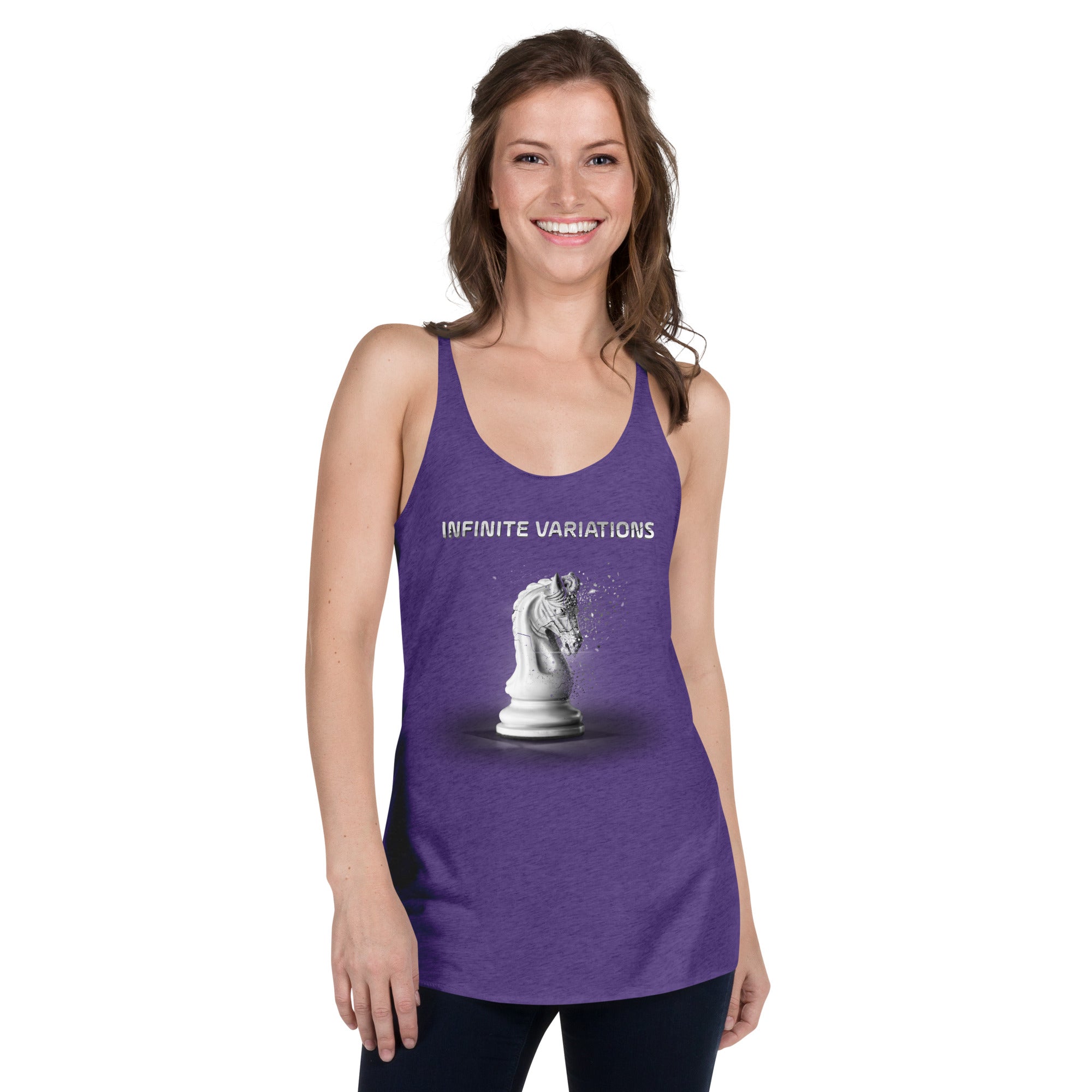 Disintegrating Knight - Women's Racerback Tank