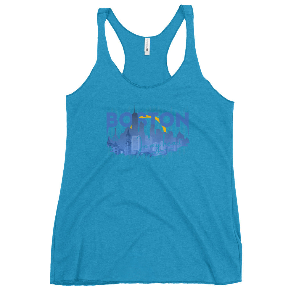 Boston Design - Women's Racerback Tank