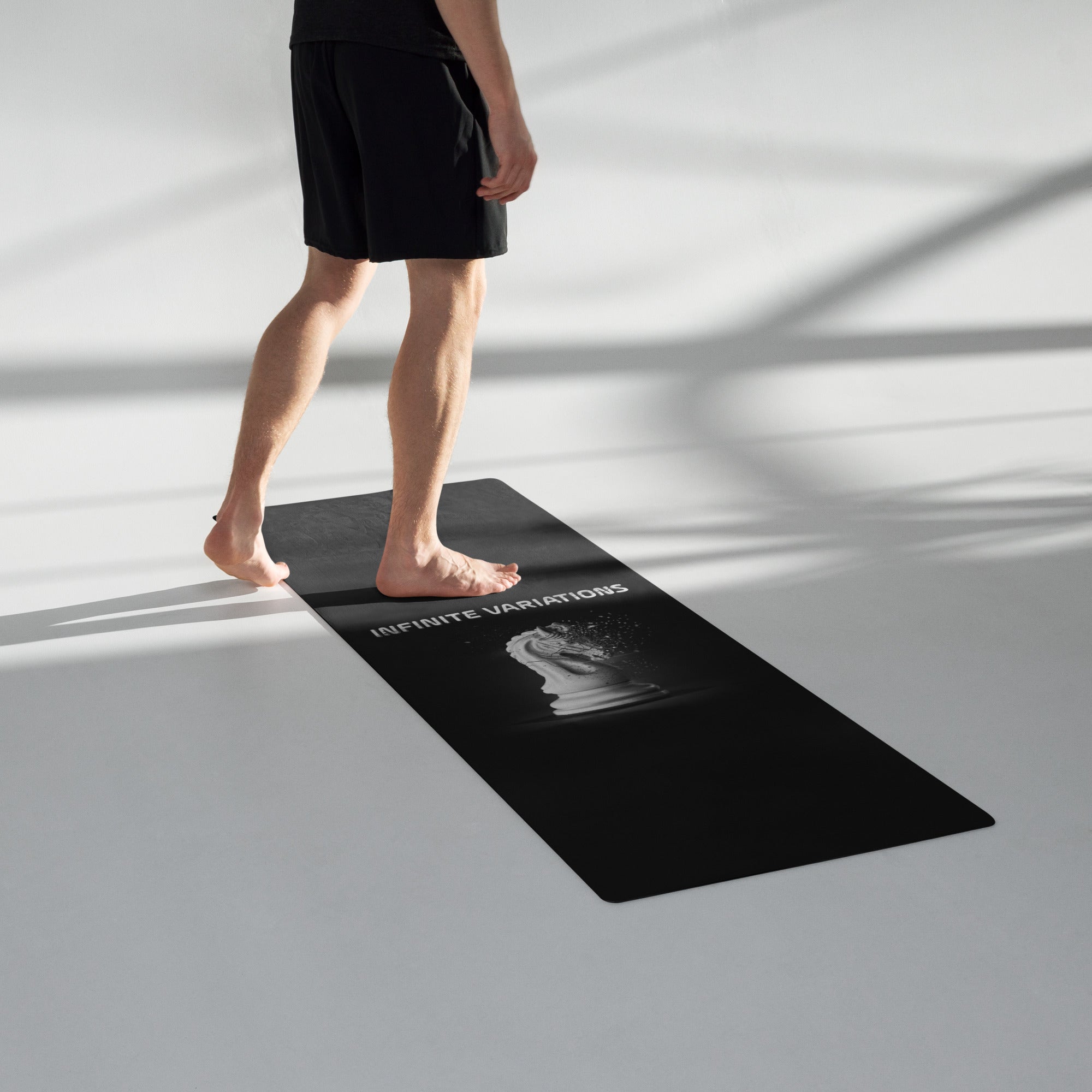 Infinite Variations - Disintegrating Knight - Yoga mat