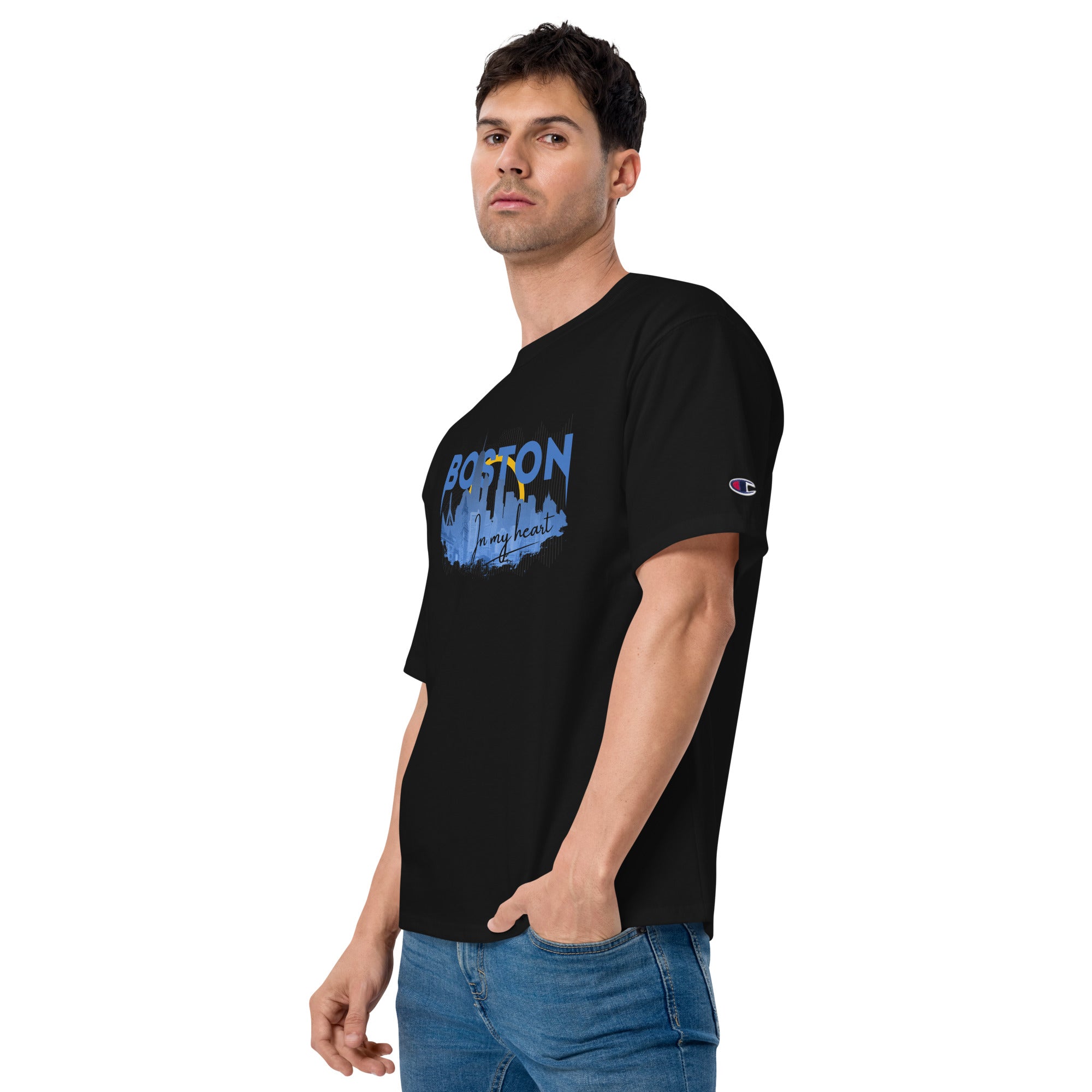 Infinite Variations - Boston Design - Men's Champion T-Shirt