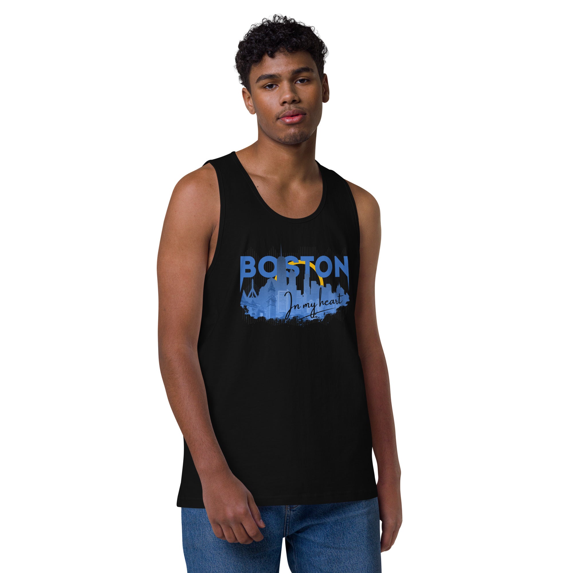 Infinite Variations - Boston Design - Men’s premium tank top