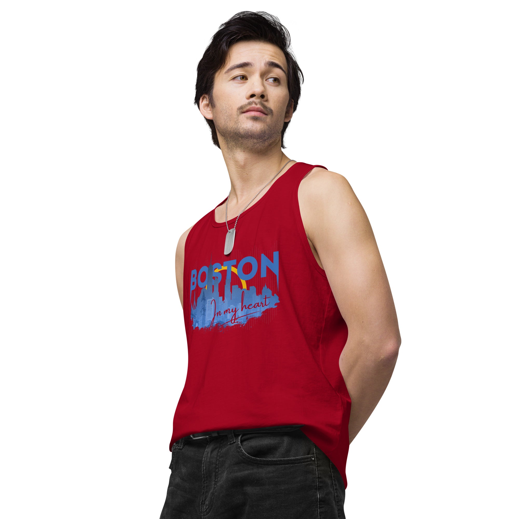 Infinite Variations - Boston Design - Men’s premium tank top