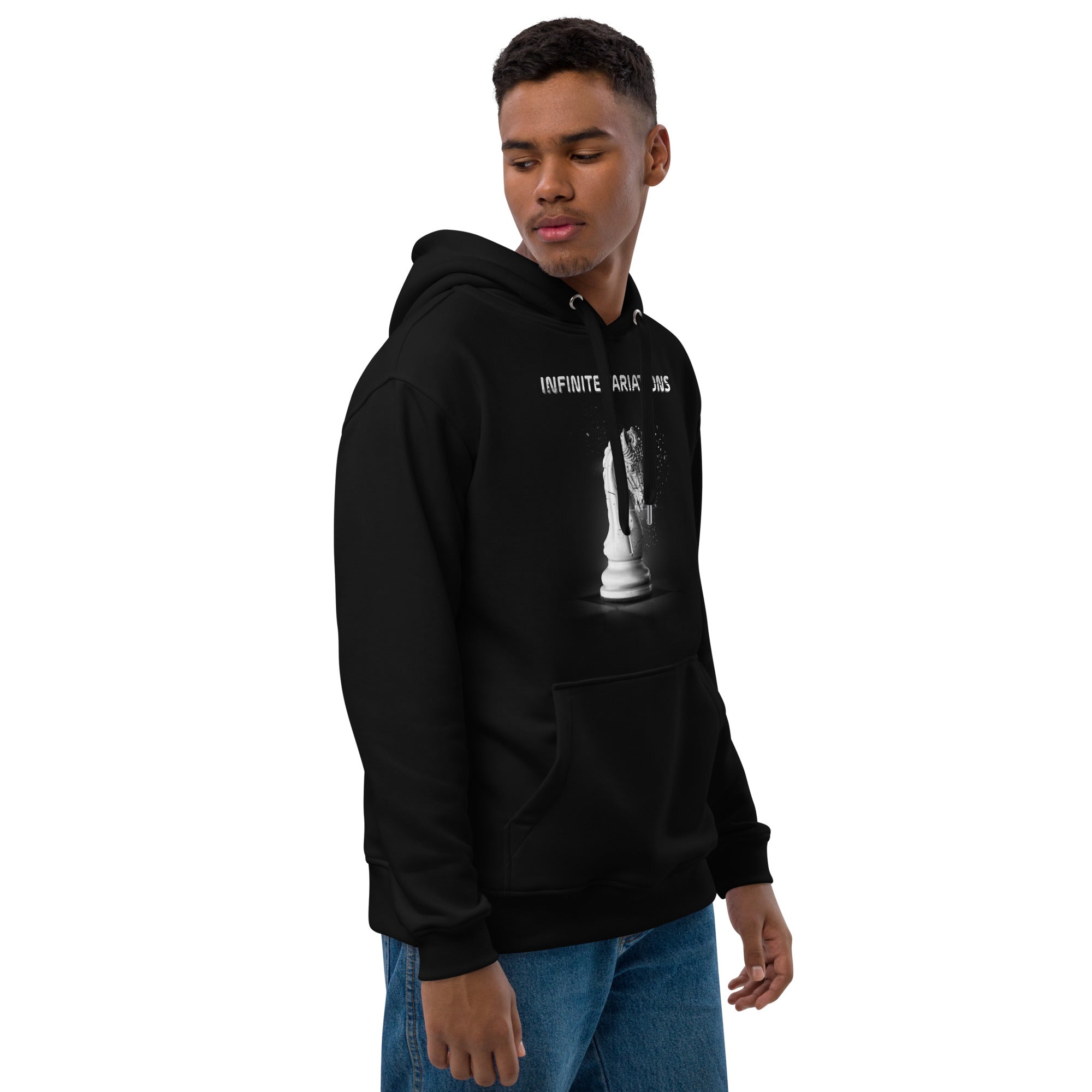 Infinite Variations - Disintegrating Knight - Premium eco hoodie