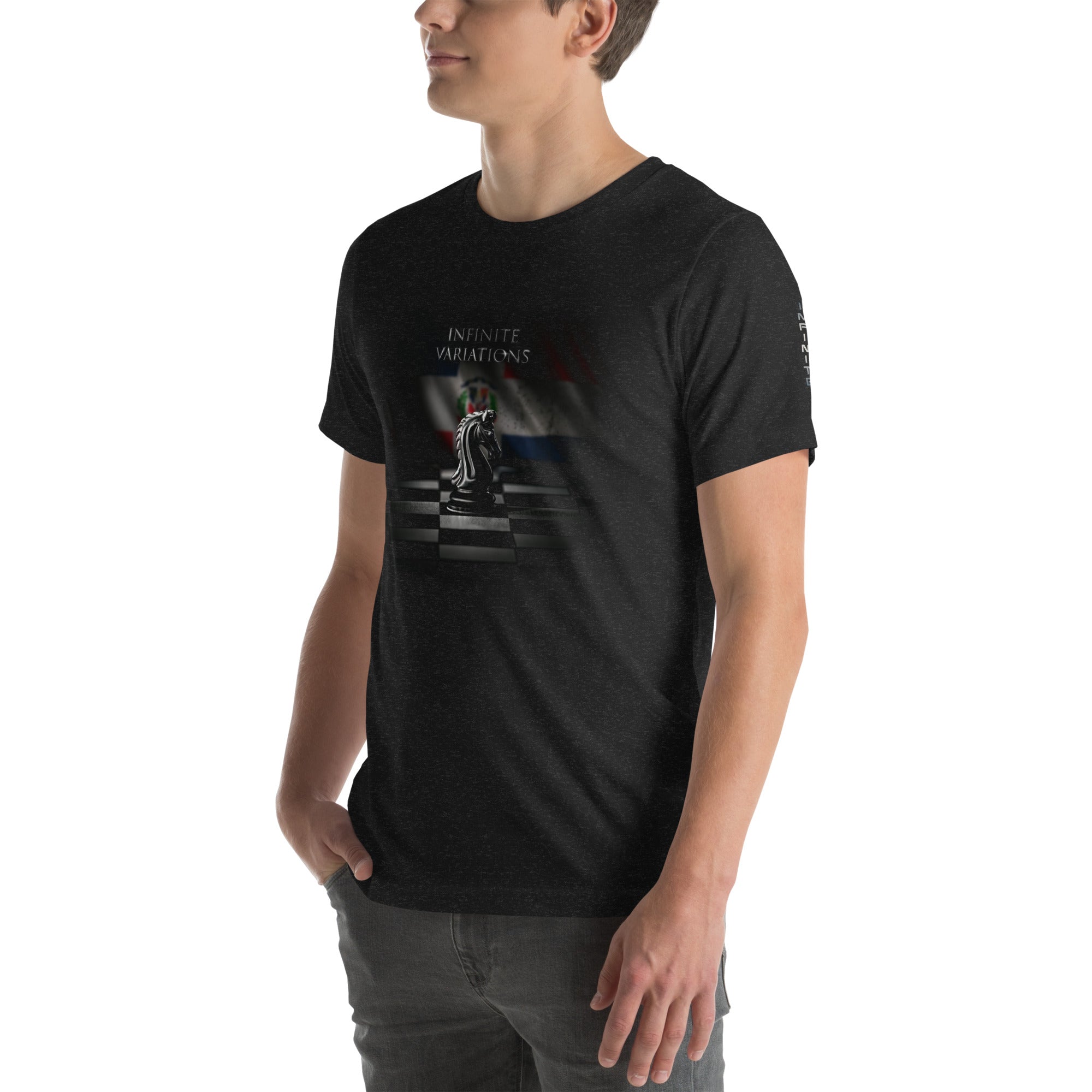Infinite Variations - Classical DR Knight - Logo Both Sleeves - Unisex t-shirt