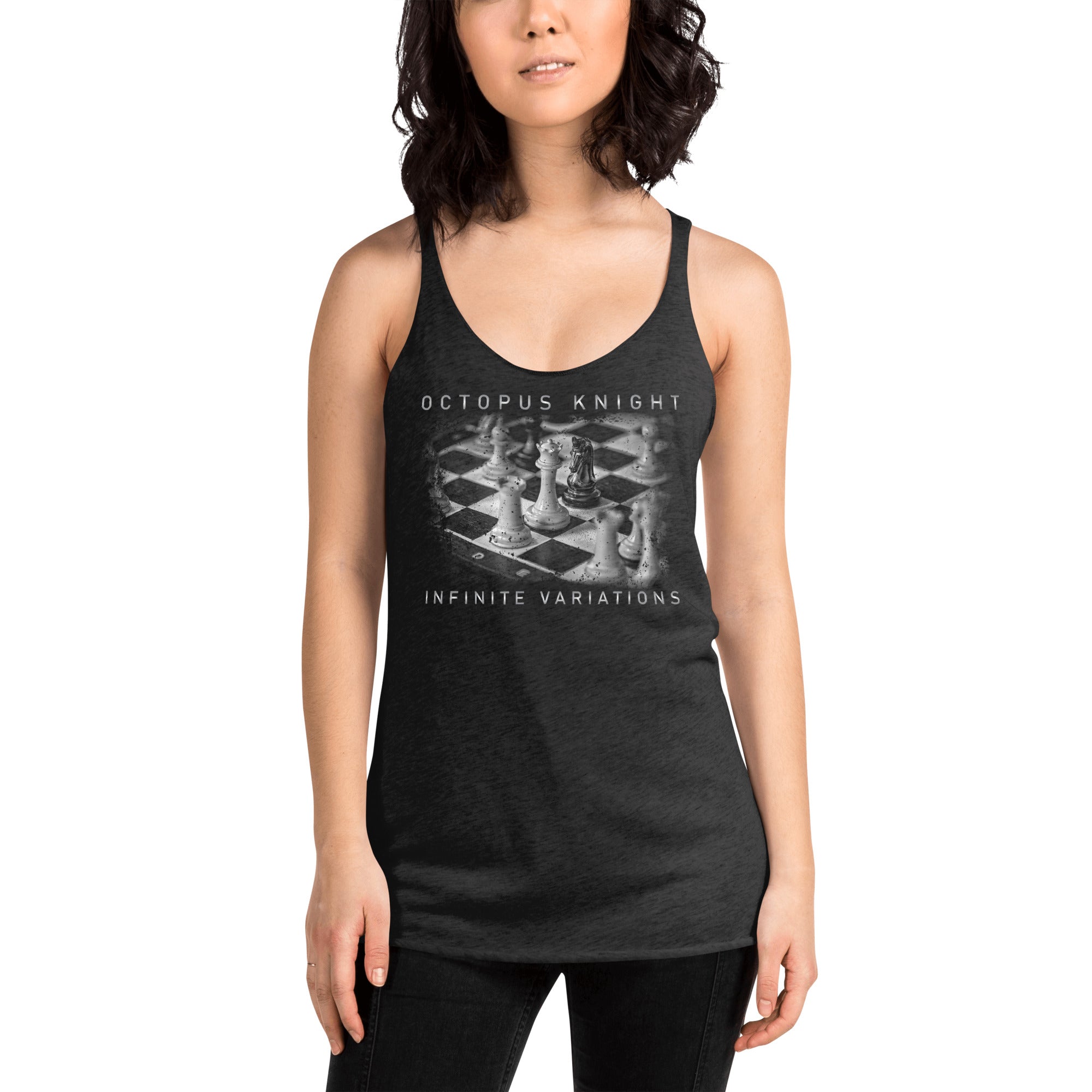 Infinite Variations - Octopus Knight - Classical Design Distressed - Women's Racerback Tank