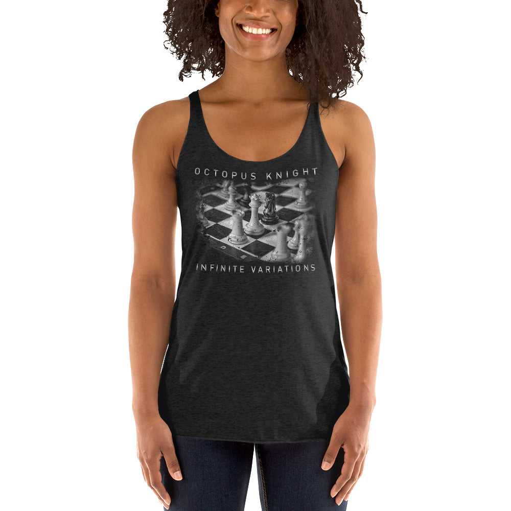 Infinite Variations - Octopus Knight - Classical Design Distressed - Women's Racerback Tank